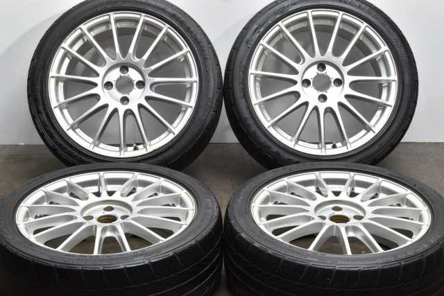 中古タイヤホイール 4本セット 17インチ 7J +42 PCD 100 215/45R17 87W ...