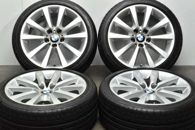 中古タイヤホイール 4本セット 18インチ 8J +30 PCD 120 225/40R18 92Y BMW F10 F11 5シリーズ 純正  Vスポーク スタイリング 328 【 ブリ｜au PAY マーケット