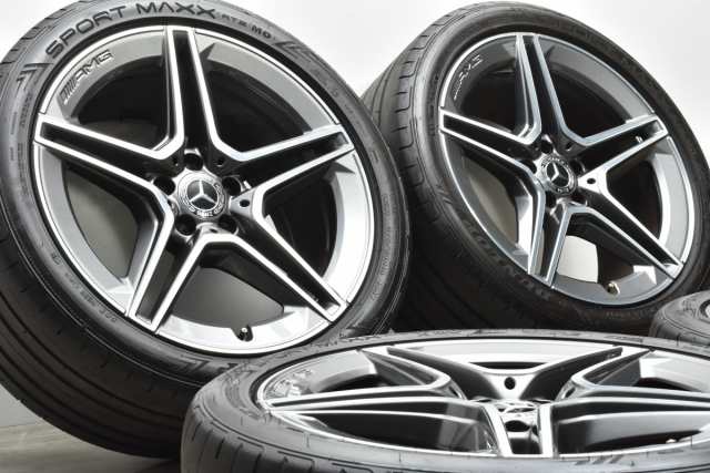 中古タイヤホイール 4本セット 19インチ 8J +33 9J +28 PCD 112 245/40R19 98Y 275/35R19 100Y  メルセデス・ベンツ 純正 ホイール【 ダン