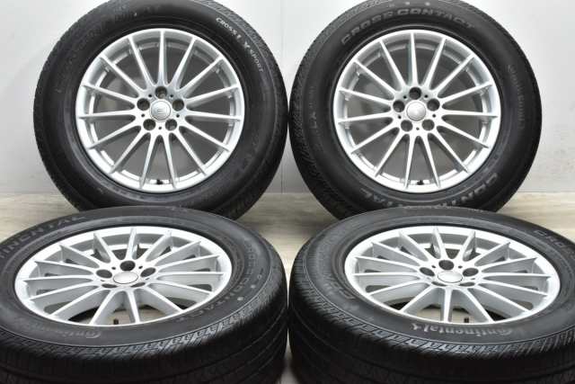 中古タイヤホイール 4本セット 18インチ 7.5J +45 PCD 108 255/60R18 ...