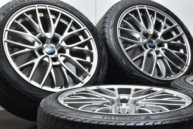 中古タイヤホイール 4本セット 18インチ 8.5J +55 PCD 114.3 245/40R18 