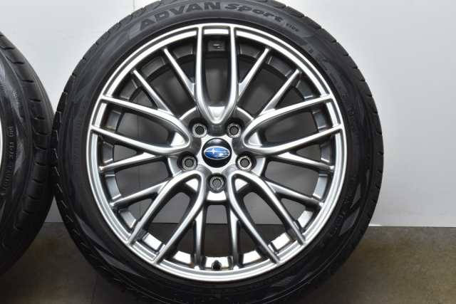 中古タイヤホイール 4本セット 18インチ 8.5J +55 PCD 114.3 245/40R18 