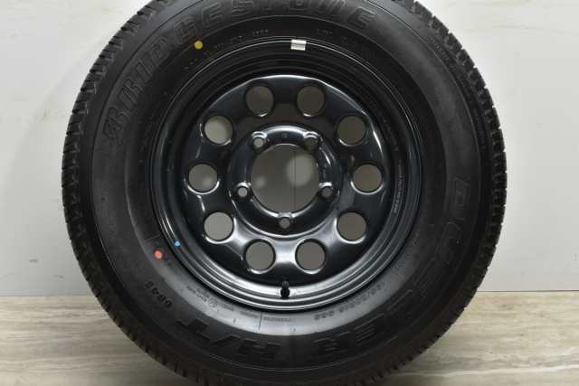 中古タイヤホイール 1本セット 15インチ 5.5J +5 PCD 139.7 195/80R15 