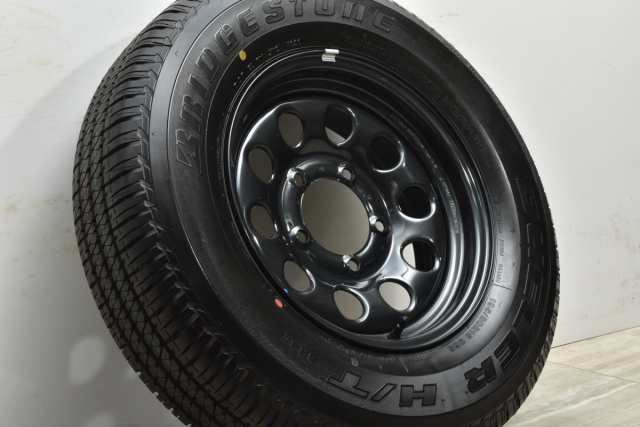 中古タイヤホイール 1本セット 15インチ 5.5J +5 PCD 139.7 195/80R15 