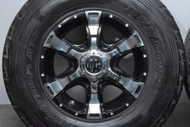 中古タイヤホイール 4本セット 16インチ 8J -28 PCD 139.7 265/70R16 