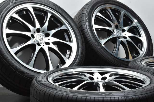 お得得価19インチブラックポリッシュ4本セット245/45R19 タイヤ・ホイール