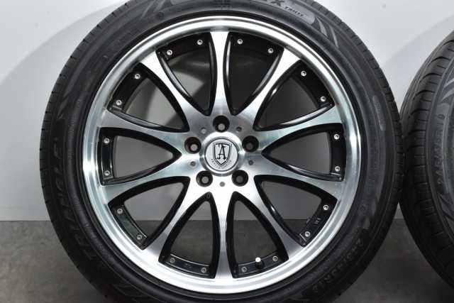 中古タイヤホイール 4本セット 19インチ 8J +35 PCD 114.3 245/45R19