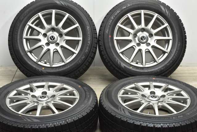 中古 スタッドレス タイヤ ホイール 4本セット 15インチ 6J +53 PCD 114.3195/65R15 91Q ハートボイス 製ホイール【  オートバックス 製 スタッドレスタイヤ付き】の通販はau PAY マーケット - パーツ販売ナンバーワン au PAY マーケット店 | au PAY  マーケット－通販サイト