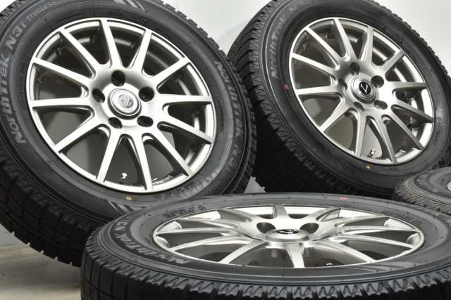 中古 スタッドレス タイヤ ホイール 4本セット 15インチ 6J +53 PCD 114.3195/65R15 91Q ハートボイス 製ホイール【  オートバックス 製 スタッドレスタイヤ付き】の通販はau PAY マーケット - パーツ販売ナンバーワン au PAY マーケット店 | au PAY  マーケット－通販サイト