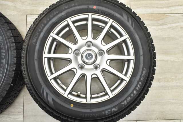 中古 スタッドレス タイヤ ホイール 4本セット 15インチ 6J +53 PCD 114.3195/65R15 91Q ハートボイス 製ホイール【  オートバックス 製 スタッドレスタイヤ付き】の通販はau PAY マーケット - パーツ販売ナンバーワン au PAY マーケット店 | au PAY  マーケット－通販サイト