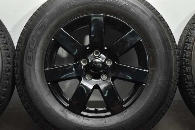 中古タイヤホイール 5本セット 18インチ 7.5J +44.45 PCD 127 255/70R18 113S ジープ JK  ラングラーアンリミテッド アルティテュード 純