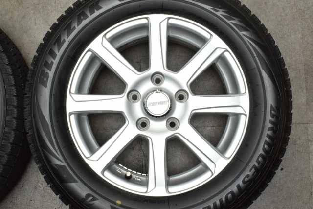 中古 スタッドレス タイヤ ホイール 4本セット 15インチ 6J +45 PCD 114.3205/60R15 91Q イエローハット 製ホイール【  ブリヂストン 製 スタッドレスタイヤ付き】の通販はau PAY マーケット - パーツ販売ナンバーワン au PAY マーケット店 | au PAY  マーケット－通販サイト