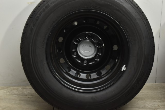 中古タイヤホイール 4本セット 15インチ 6J +35 PCD 139.7 195/80R15