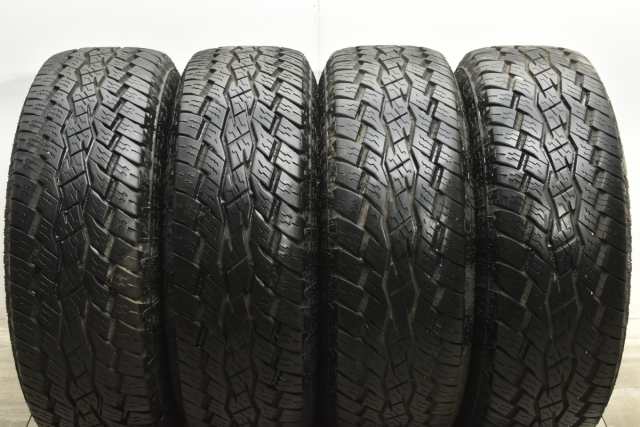 中古タイヤホイール 4本セット 16インチ 7J +15 PCD 139.7 265/70R16 112H トヨタ 185 ハイラックスサーフ ワイド  純正【 トーヨー 製 タ