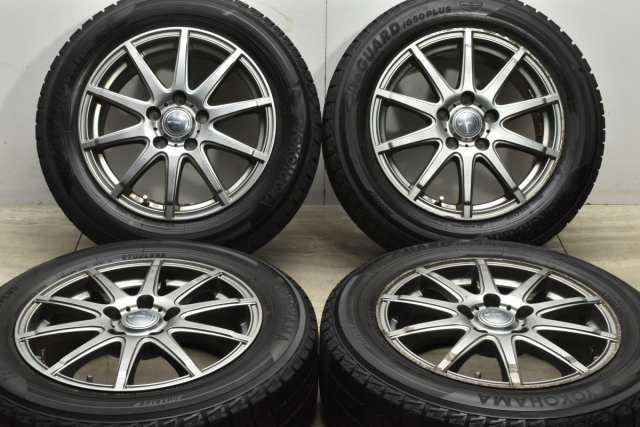 中古 スタッドレス タイヤ ホイール 4本セット 16インチ 6.5J +53 PCD 114.3205/60R16 92Q Weds 製ホイール【 ヨコハマ 製 スタッドレス