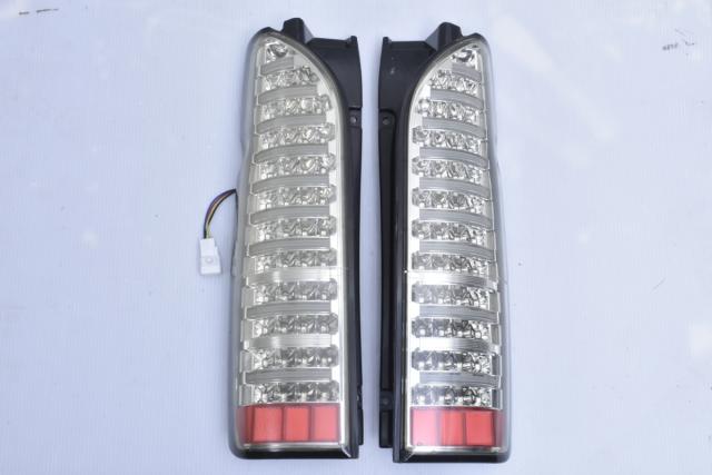 あお　グレーS 中古 トヨタ 200 ハイエース用 LED テールライト テールランプ