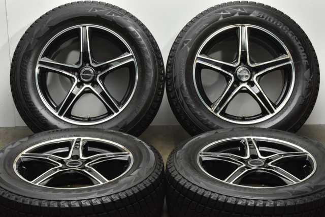 中古 スタッドレス タイヤ ホイール 4本セット 17インチ 7J +38 PCD 114.3225/65R17 102Q ブリヂストン 製ホイール【 ブリヂストン 製 ス