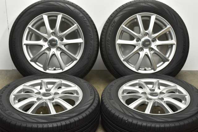 中古タイヤホイール 4本セット 15インチ 6J +53 PCD 114.3 185/65R15 88H ダンロップ 製ホイール【 ヨコハマ 製 タイヤ付き】