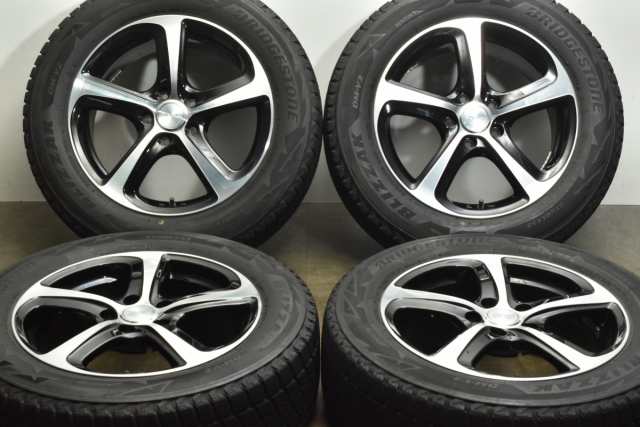 中古 スタッドレス タイヤ ホイール 4本セット 17インチ 7J +45 PCD 114.3225/60R17 99Q ブリヂストン 製ホイール【 ブリヂストン 製 ス