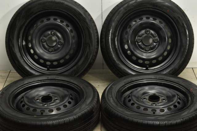 中古タイヤホイール 4本セット 14インチ 4.5J +40 PCD 100 155/65R14 75H ホンダ 純正 ホイール【 ヨコハマ 製 タイヤ付き】