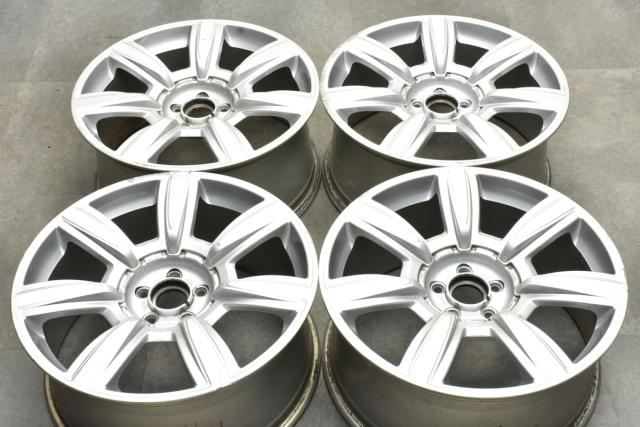 スペーサー Eibachホイールスペーサーフロントアクスル+リアABE 16 / 24mm Lk：100/112/5 Mz：57mmシルバー Eib 5ｍｍ カー用品・バイク用品 Eibachホイールスペーサーフロント