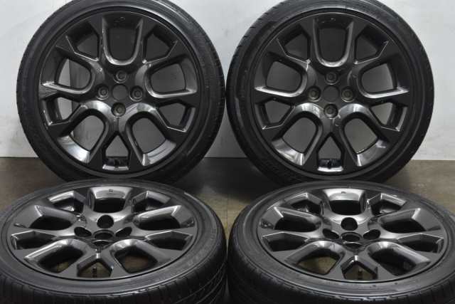 中古タイヤホイール 4本セット 17インチ 7J +45 PCD 100 205/45R17 84W アバルト 124 スパイダー 純正【 ブリヂストン 製 タイヤ付き】