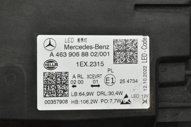 中古 メルセデスベンツ W463A Gクラス 純正 LED ヘッドライト 左側 1点 A4639068802 001 HELLA製 の通販は