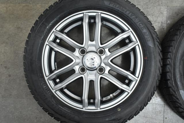 スズキ純正14インチアルミホイール(タイヤ付き) 4本セット スペーシア