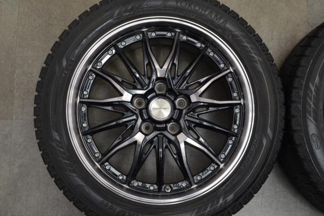 程度良好
SWIX スキーバイス ラジアルスキーバイス T0149-50 中古 スタッドレス タイヤ ホイール 4本セット 17インチ 7.0J×17