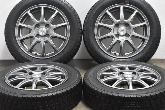 中古 スタッドレス タイヤ ホイール 4本セット 14インチ 4.5J×14 中古 スタッドレス タイヤ ホイール 4本セット 14インチ 4.5J×14