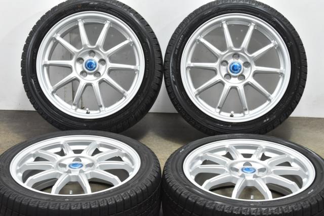 中古 トヨタ車専用設計 スタッドレス タイヤ ホイール 4本セット 17インチ 7J +50 PCD 100215/45R17 87Q AL 【 ヨコハマ 製 スタッドレスタイヤ付き】
