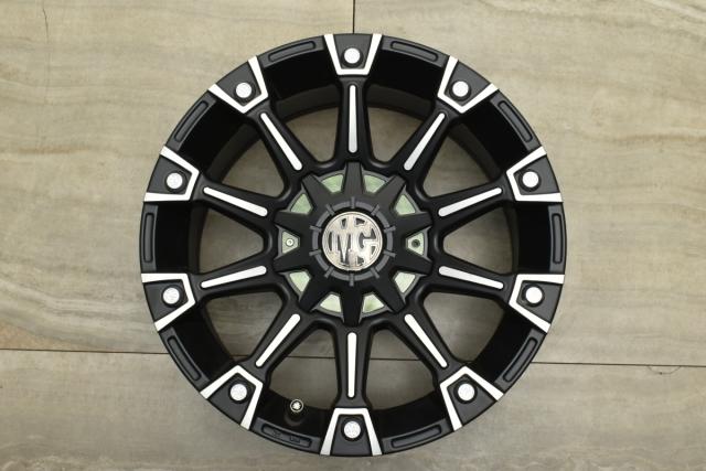 中古ホイール 1本 17インチ 8J +20 PCD 139.7 マーテルギア MG モンスター 