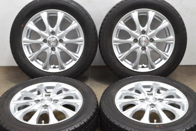 中古 スタッドレス タイヤ ホイール 4本セット 14インチ 4.5J + 中古 スタッドレス タイヤ ホイール 4本セット 14インチ 4.5J +