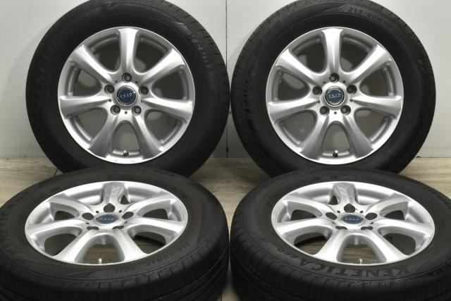 H418-2）ブリヂストン16インチアルミ中古4本セット！6.5J-16+54 