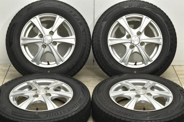 中古 スタッドレス タイヤ ホイール 4本セット 13インチ 4.00B 中古 スタッドレス タイヤ ホイール 4本セット 13インチ 4.00B