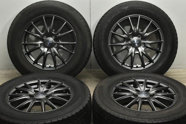 中古 スタッドレス タイヤ ホイール 4本セット 15インチ 6.5J×15 中古 スタッドレス タイヤ ホイール 4本セット 15インチ 6.5J×15