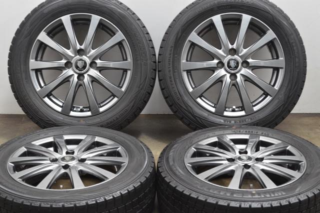 中古バリ溝グッドイヤースタッドレスセット185/60R15旧型シエンタ 送料