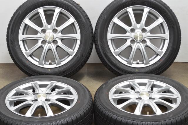 中古 スタッドレス タイヤ ホイール 4本セット 14インチ 4.5J×14+45 PCD