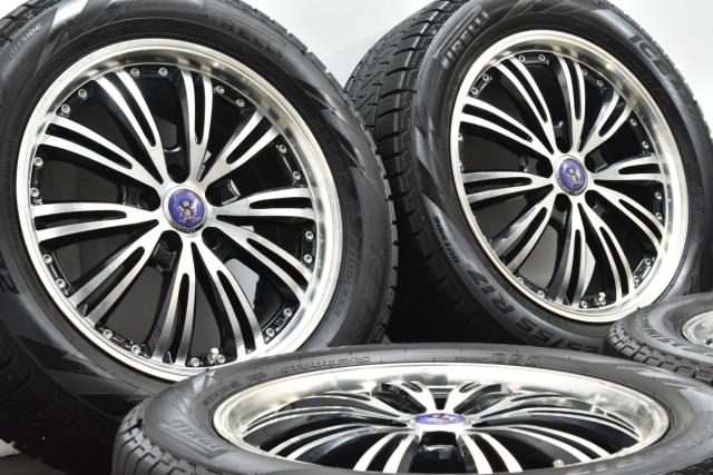 中古 スタッドレス タイヤ ホイール 4本セット 17インチ 7.0J×17+50 PCD 100225/55R17 101Q KYOHO 製ホイール【 ピレリ 製 スタッドレスタイヤ付き】