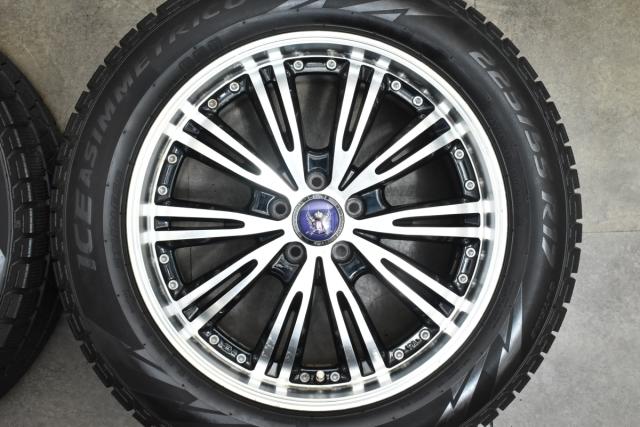 中古 スタッドレス タイヤ ホイール 4本セット 17インチ 7.0J×17+50 PCD 100225/55R17 101Q KYOHO 製ホイール【 ピレリ 製 スタッドレスタイヤ付き】