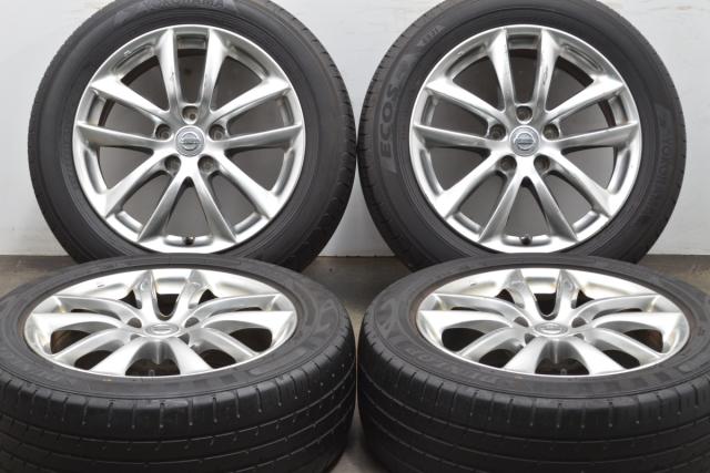 スカイライン純正 17inch 7J ET45 PCD 114.3/5穴 流用 スペア 車検用などにどうぞ！ タイヤ・ホイールセット17インチ｜パーツ在庫情報｜有限会社アルミ館