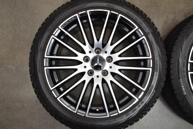 ベンツ ヨコハマスタッドレスタイヤ 18インチ ブラックホイール 4本
