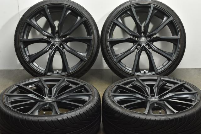 中古タイヤホイール 4本セット 22インチ 9.0J×22+35 PCD 114.3