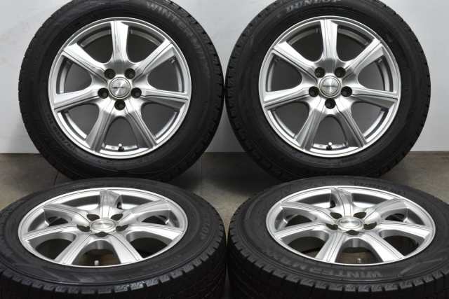 中古 スタッドレス タイヤ ホイール 4本セット 15インチ 6J +43 PCD 100175/65R15 84Q ダンロップ 製ホイール【  ダンロップ 製 スタッド