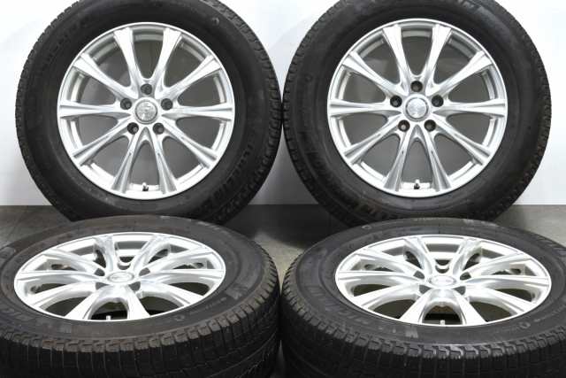 中古 スタッドレス タイヤ ホイール 4本セット 17インチ 7J +48 PCD 114.3225/65R17 102T Weds 製ホイール【 ミシュラン 製 スタッドレス