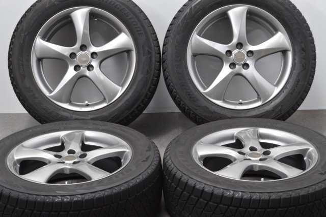 中古 スタッドレス タイヤ ホイール 4本セット 17インチ 7J +53 PCD 100225/60R17 99Q ブリヂストン 製ホイール【 ブリヂストン 製 スタ