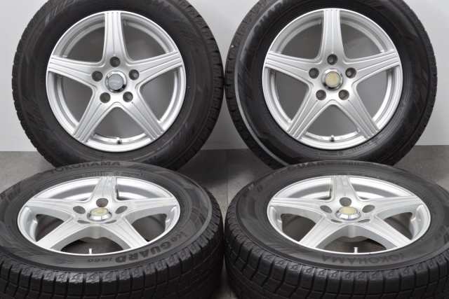 中古 スタッドレス タイヤ ホイール 4本セット 15インチ 6J +43 PCD 114.3195/65R15 91Q Weds 製ホイール【 ヨコハマ 製 スタッドレスタ