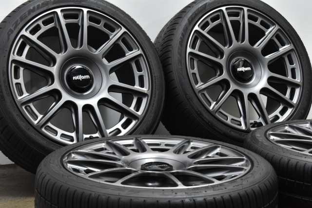 中古タイヤホイール 4本セット 19インチ 8.5J +45 PCD 112 245/40R19 98Y ロティフォーム 製ホイール【 ファルケン 製  タイヤ付き】の通販はau PAY マーケット - パーツ販売ナンバーワン au PAY マーケット店 | au PAY マーケット－通販サイト