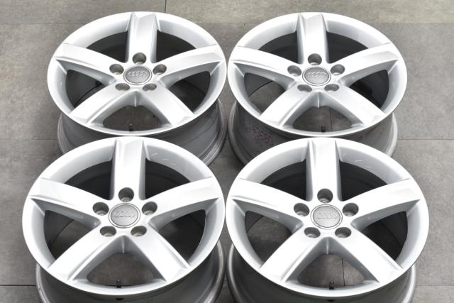 中古ホイール 4本セット 16インチ 7J +46 PCD 112 アウディ 純正 ホイール