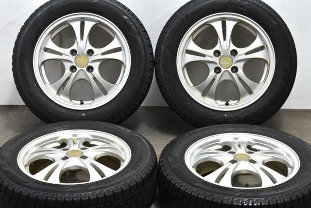 中古 スタッドレス タイヤ ホイール 4本セット 15インチ 5J +45 PCD 100175/65R15 84Q マナレイ 製ホイール【 ヨコハマ 製 スタッドレス